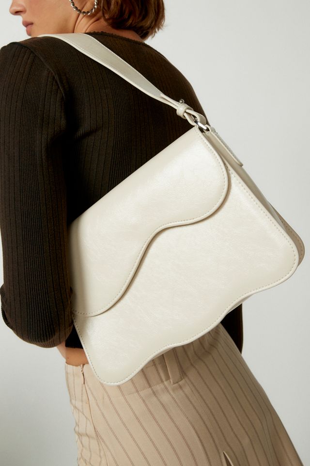 HVISK Elude Glossy Structured Shoulder Bag Urban Outfitters