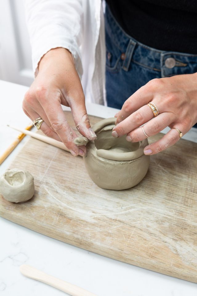 sculpd candle making pottery kit for two with air dry clay