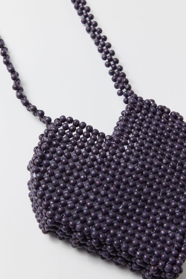Sac à Bandoulière en Forme de Cœur Perlé UO #2