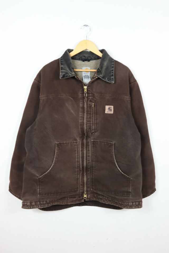 Vintage Carhartt Sherpa Lined Full Zip Jacket | Urban Outfitters