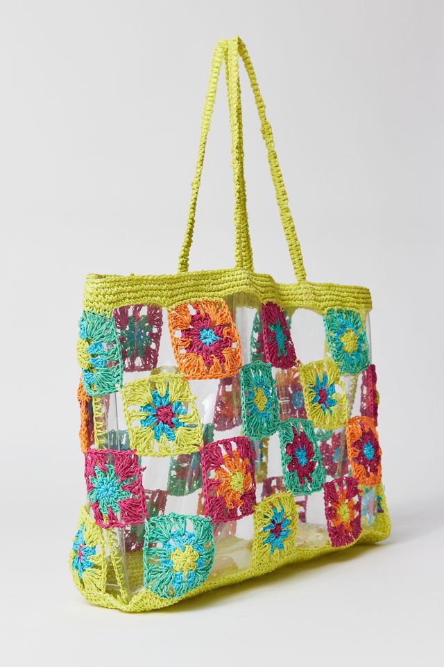 Granny Square Crochet Tote Bag #2