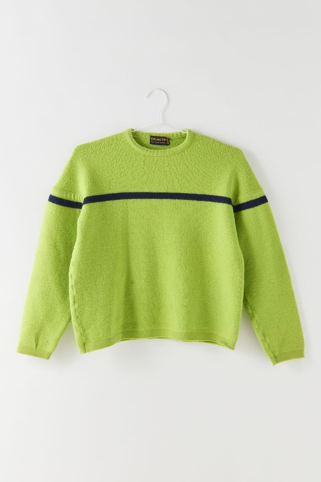 Neon green outlet sweater