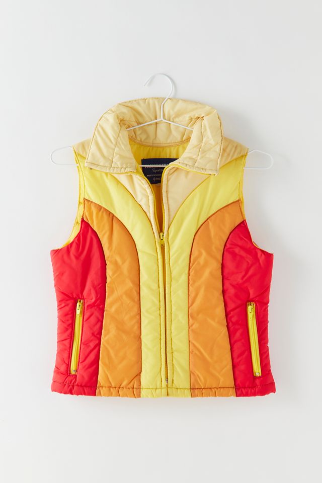 Vintage Colorblock Vest Urban Outfitters