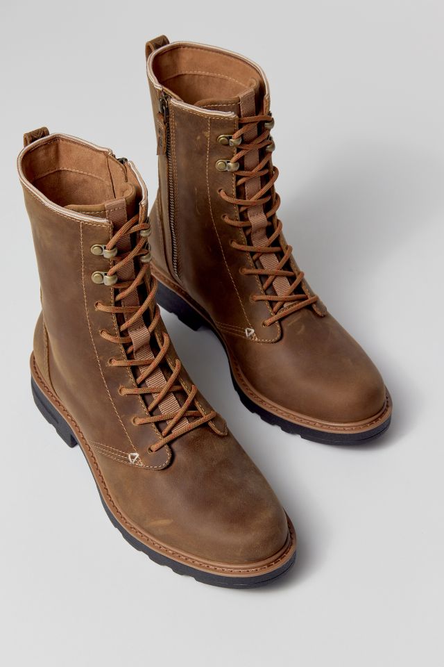 Brown lace hotsell up womens boots