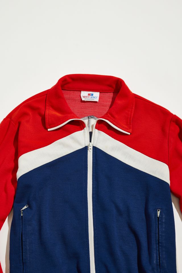 Vintage White Stag Track Jacket | Urban Outfitters