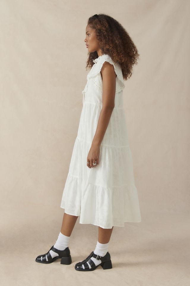 En Saison Rue Eyelet Tiered Midi Dress #2