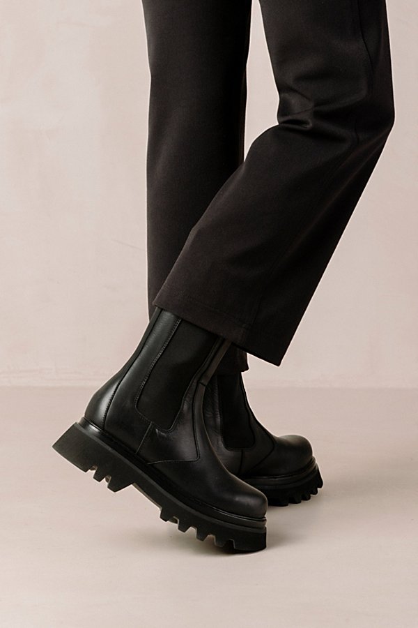 ALOHAS ALL ROUNDER LEATHER PLATFORM CHELSEA BOOT