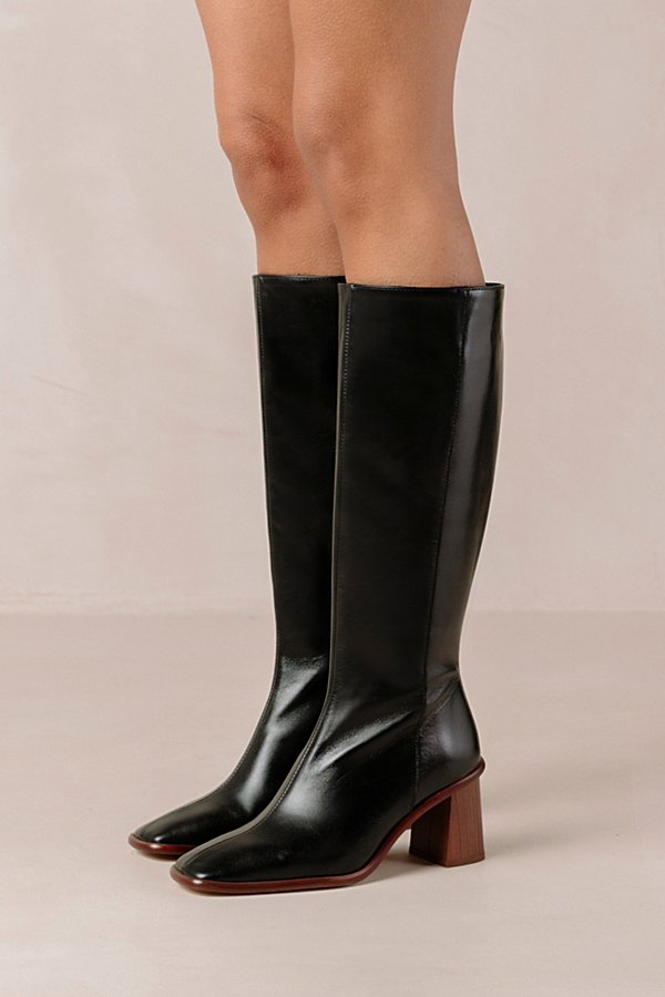 Shop Alohas East Leather Knee High Boot In Black, Women's At Urban Outfitters