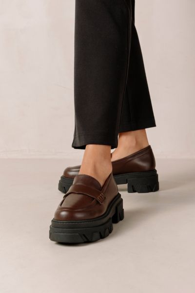 ALOHAS Trailblazer Leather Platform Lug Loafer Urban Outfitters