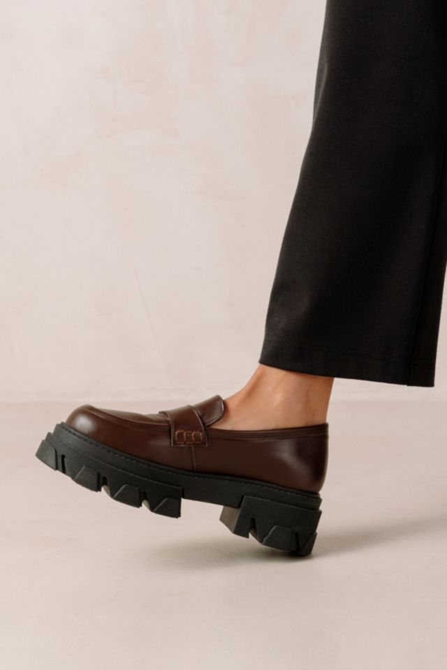 ALOHAS Trailblazer Leather Platform Lug Loafer Urban Outfitters