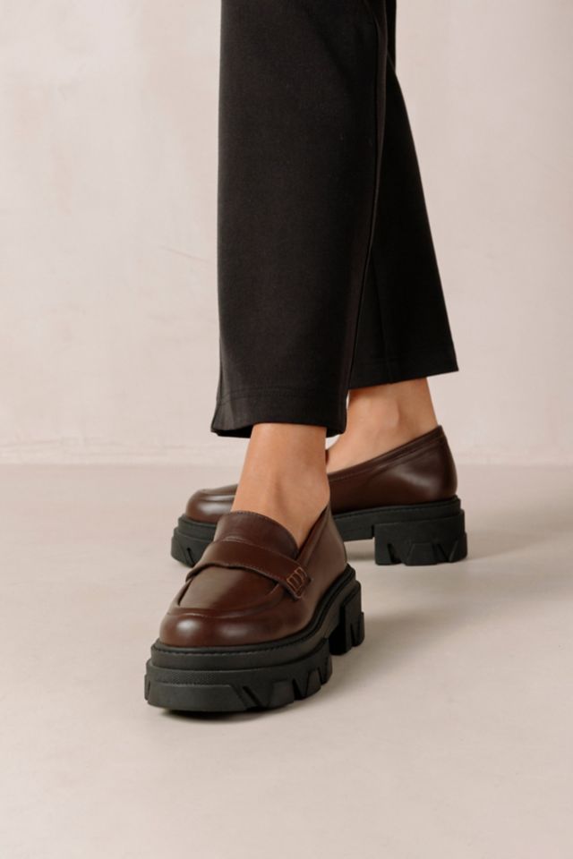 ALOHAS Trailblazer Leather Platform Lug Loafer