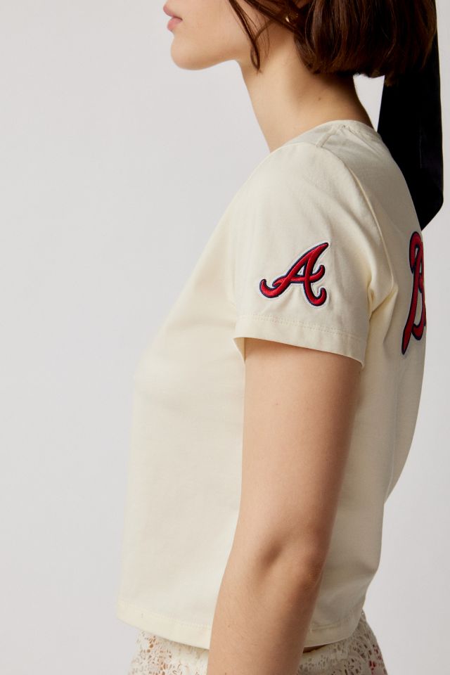 MLB Atlanta Braves Embroidered Baby Tee #3