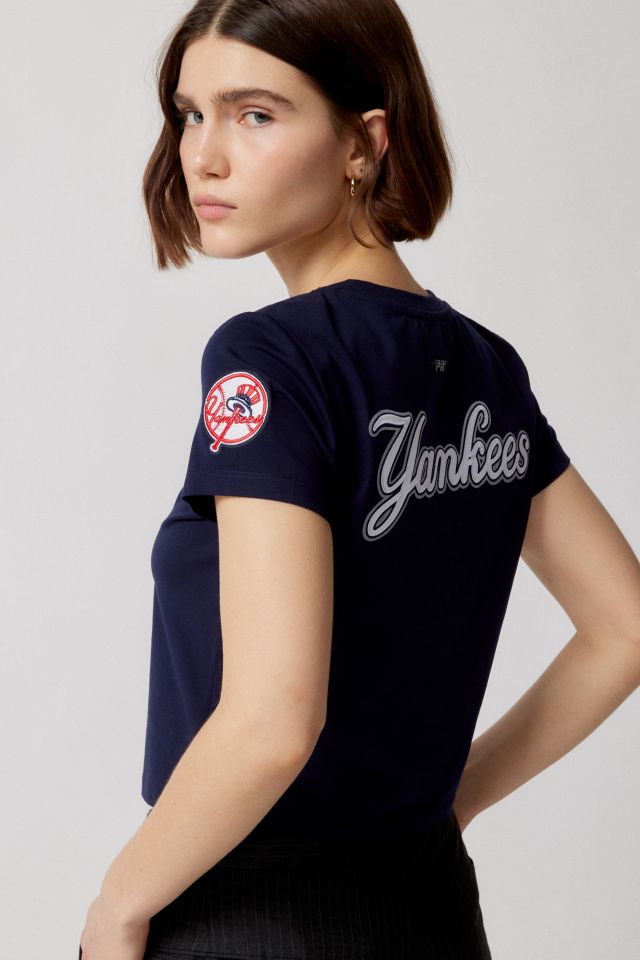 MLB New York Yankees Embroidered Baby Tee #3