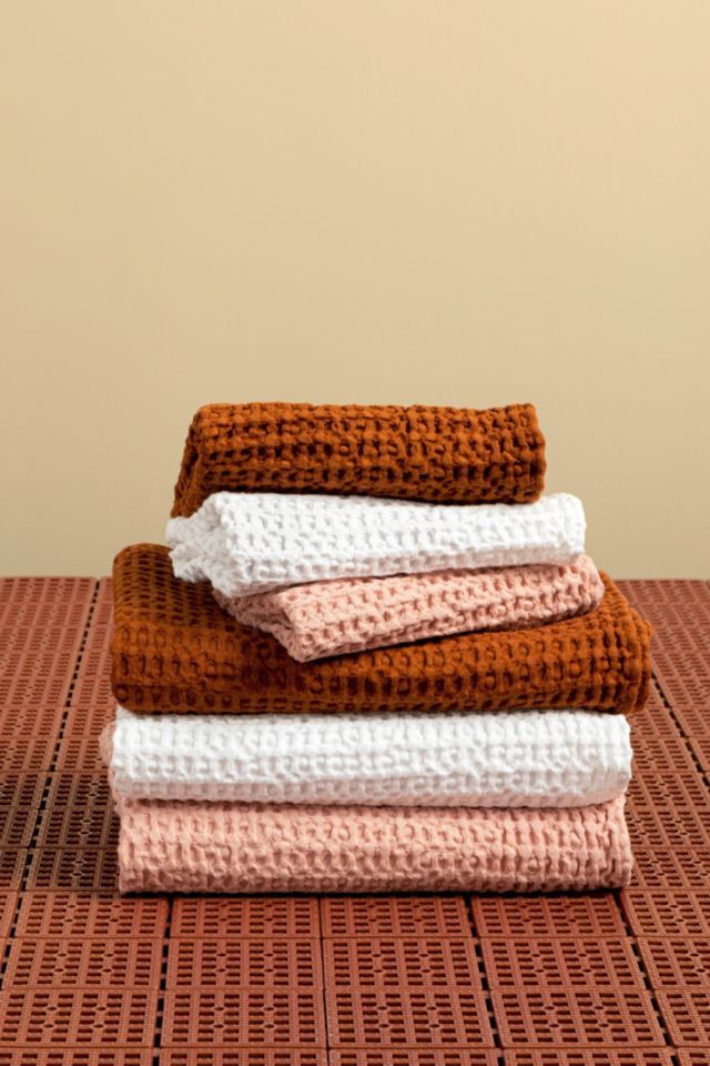 Hawkins New York Cotton Waffle Towels, 12 Colors, 3 Sizes
