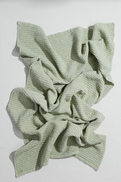 Hawkins New York Simple Waffle Towels - Grey - Sheet