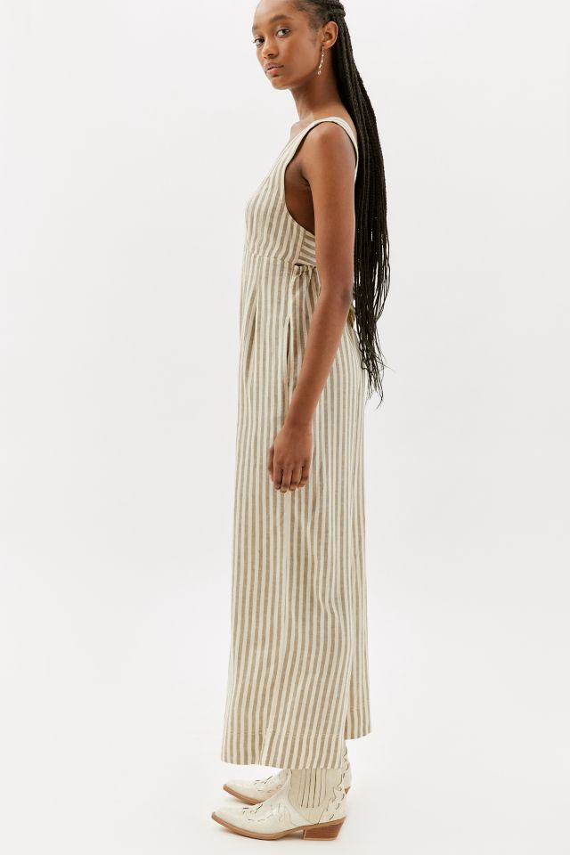 UO Shane Stripe Linen Jumpsuit #3