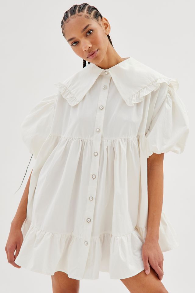 Sister Jane Sadie Collared Babydoll Mini Dress #1