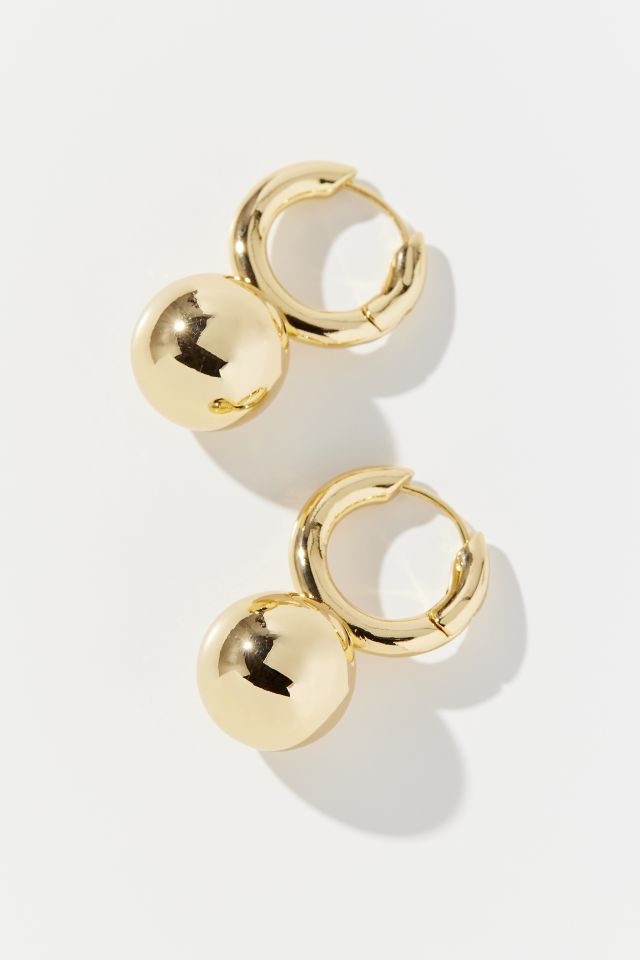 Statement Ball Hoop Earring #1