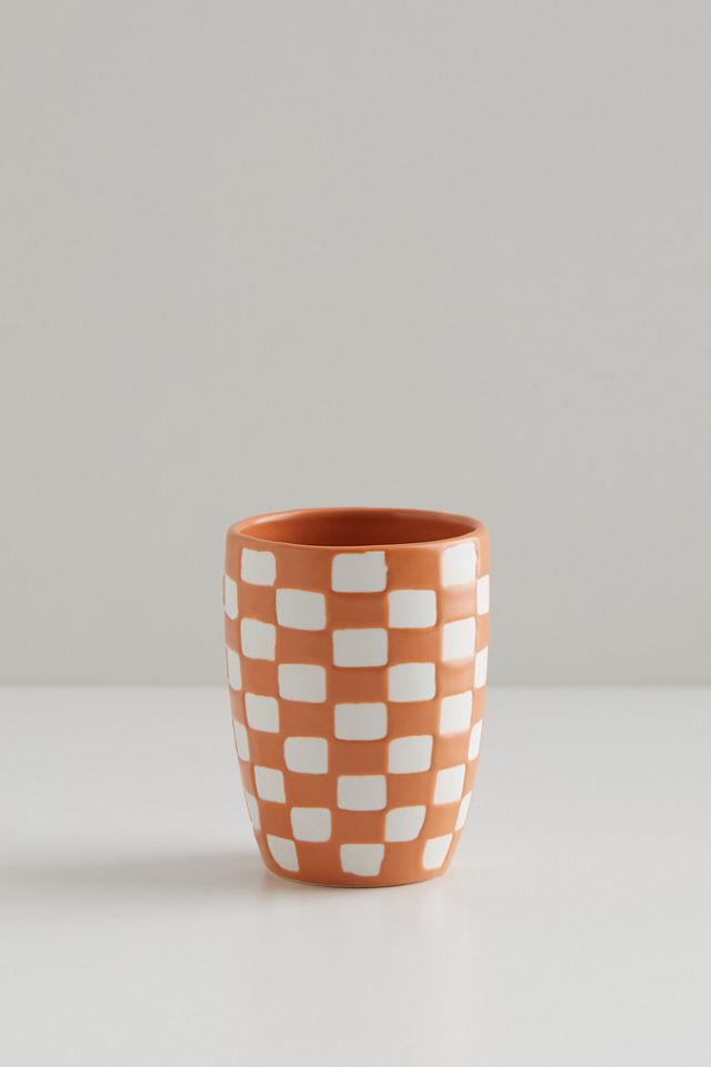 Check Bath Tumbler | Urban Outfitters
