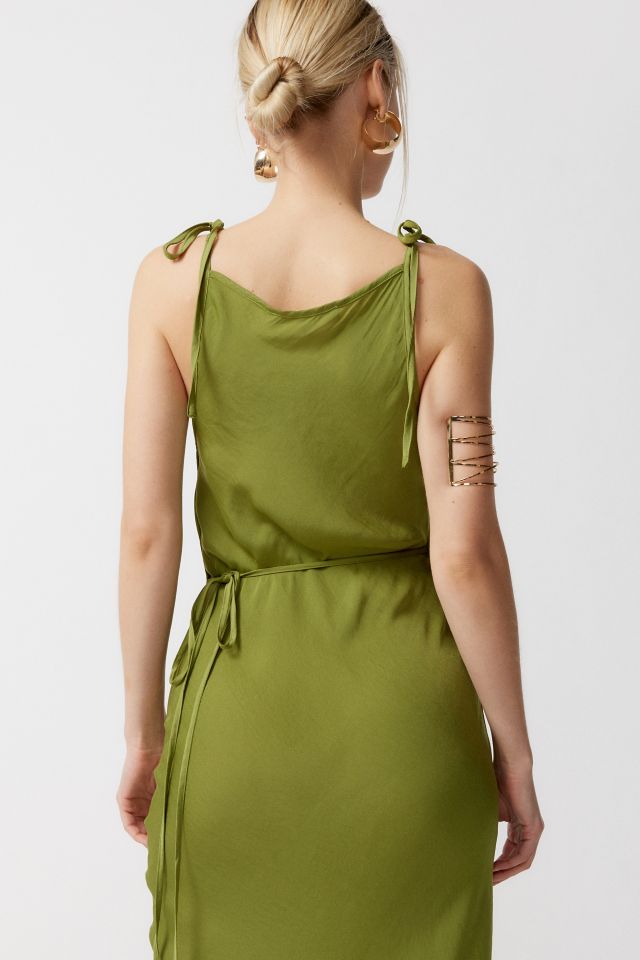 MALENE Satin maxi slip dress – Ewa Herzog