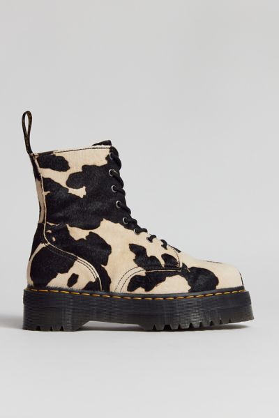 Dr. Martens Jadon Cow Print Platform Boot | Urban Outfitters