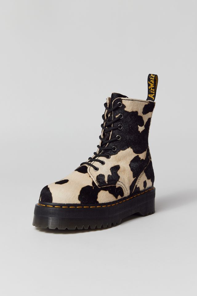 Cow print hot sale dr martens