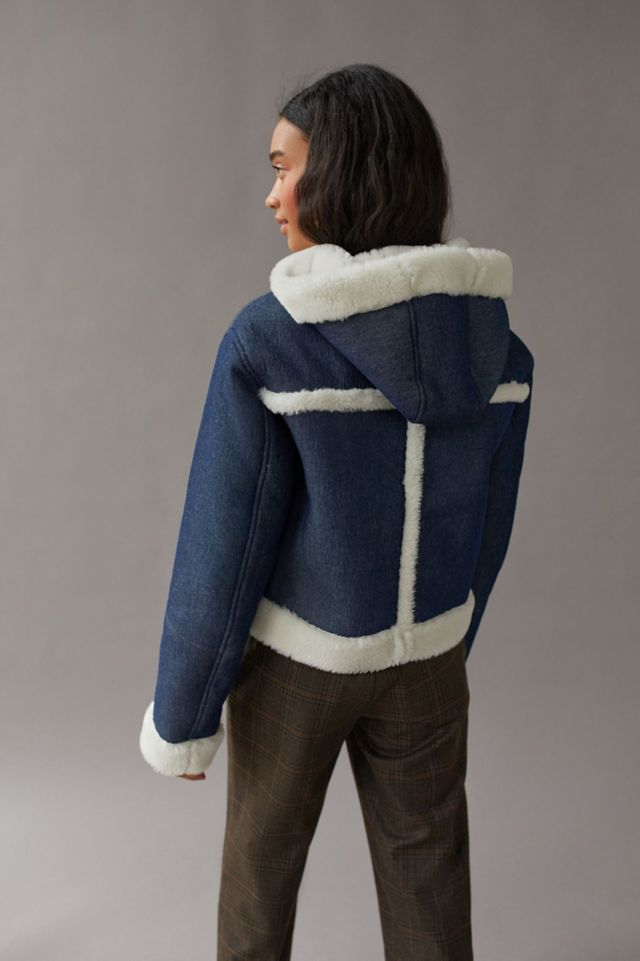UO Roselyn Faux Shearling Jacket #1