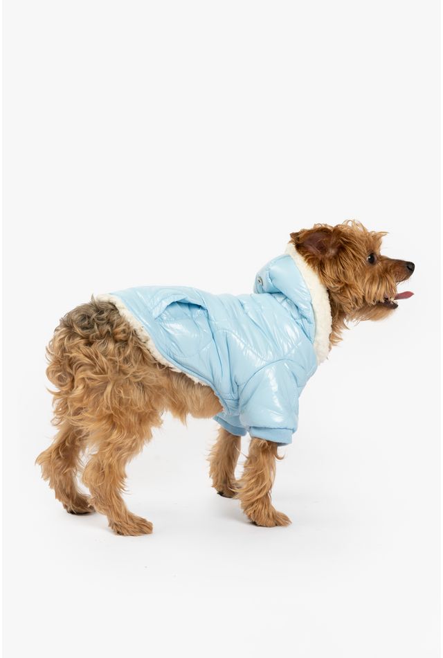 Silver Paw Dog Hooded Puffer Jacket Urban Outfitters