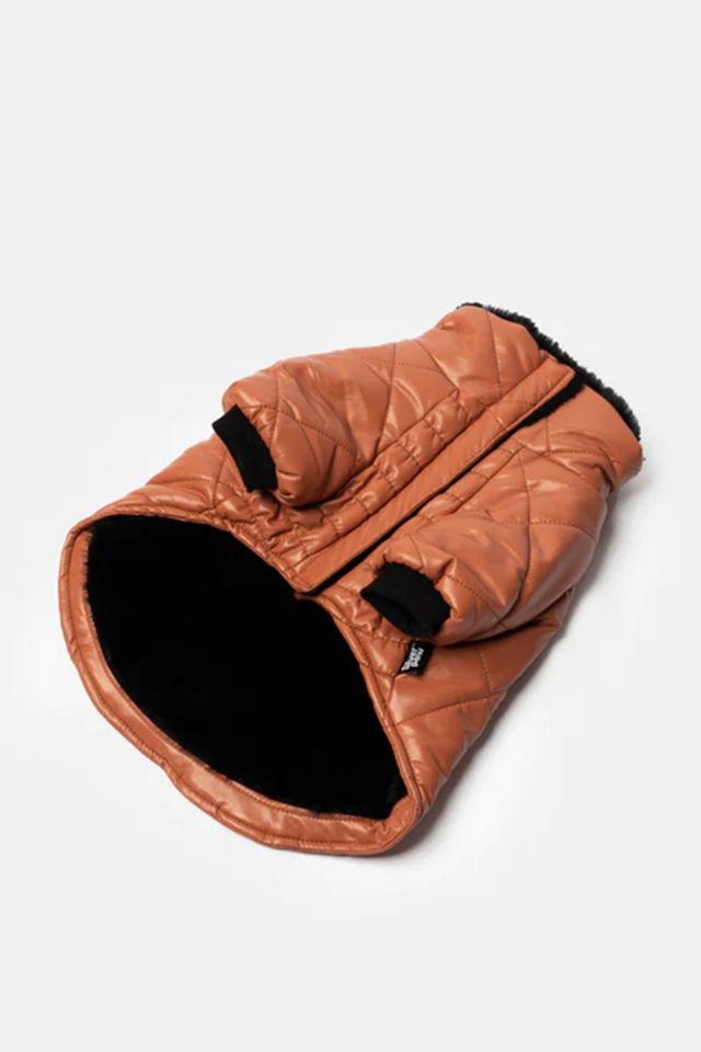 Silver Paw Phoenix Dog Quilted Puffer Jacket #1