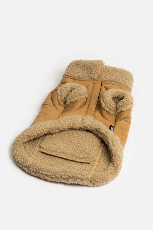 Silver Paw Millie Suede Dog Jacket #2