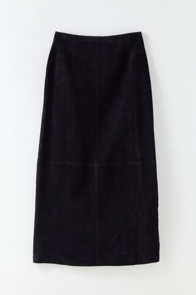 Vintage Suede Maxi Skirt | Urban Outfitters