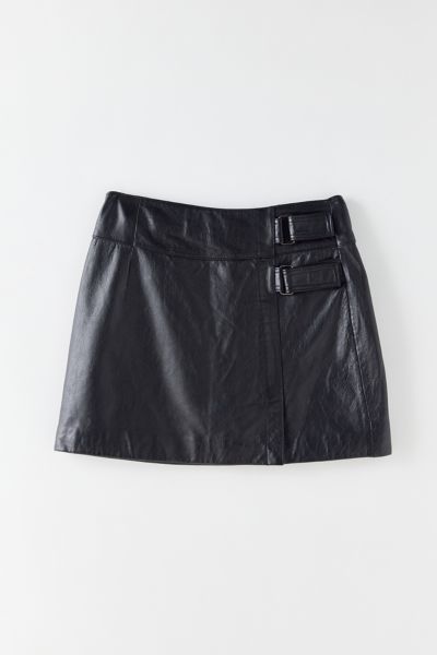 Vintage Side Buckle Mini Skirt | Urban Outfitters