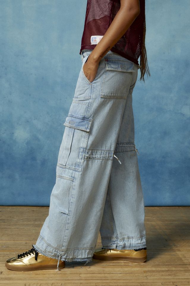 Urban Outffiters + BDG Claudia Tricot Wide Leg Track Pant