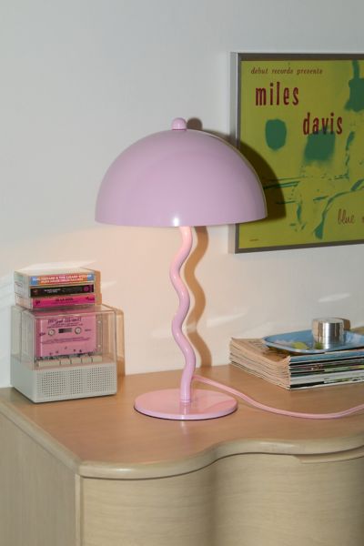 Shop Urban Outfitters Alora Table Lamp In Pink At