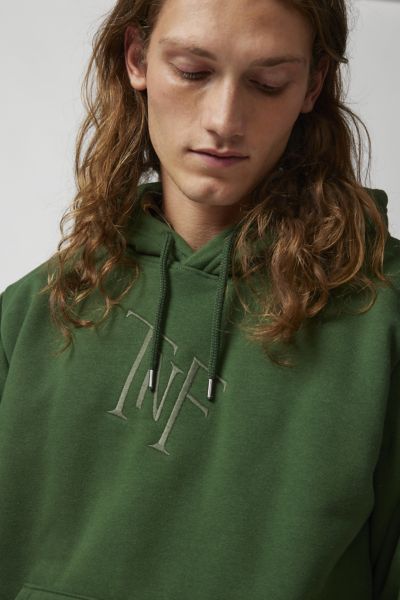 The North Face Heavyweight Hoodie Sweatshirt In Olive