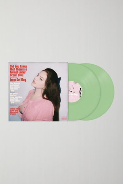 Lana Del Rey Did You Know That There’s A Tunnel Under Ocean Blvd 2XLP Vinyl Light Green