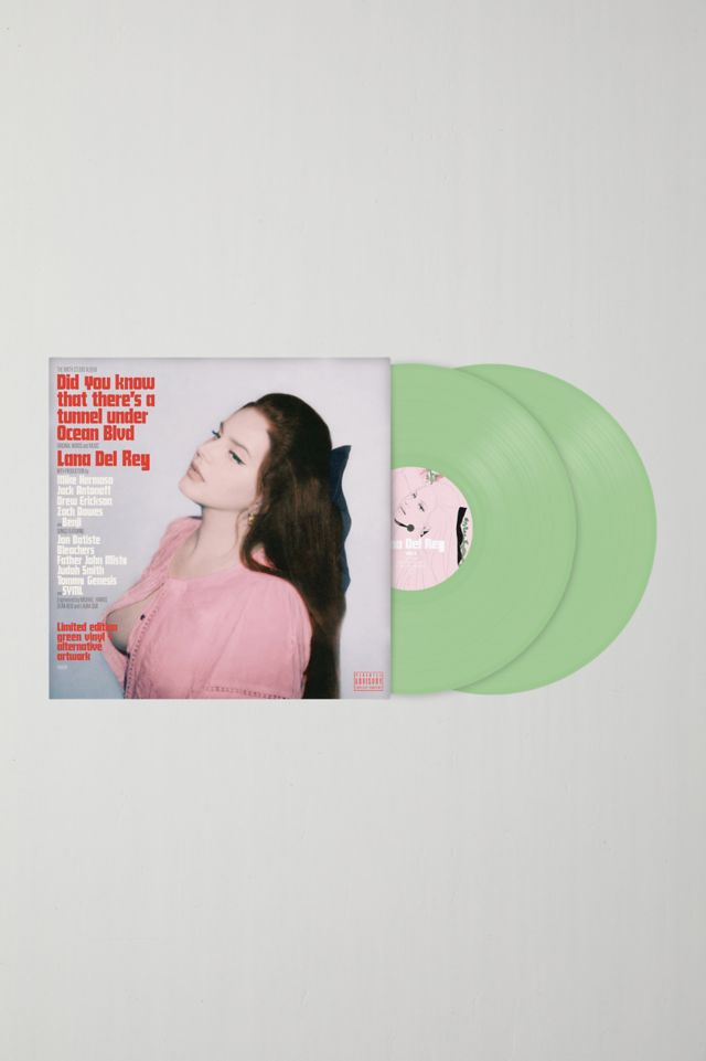 Lana Del Rey Did You Know That There's A Tunnel Under Ocean Blvd 2XLP Vinyl  Light Green - US