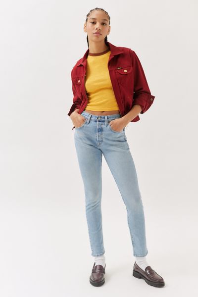LEVI'S 501 SKINNY JEAN IN LIGHT BLUE, WOMEN'S AT URBAN OUTFITTERS