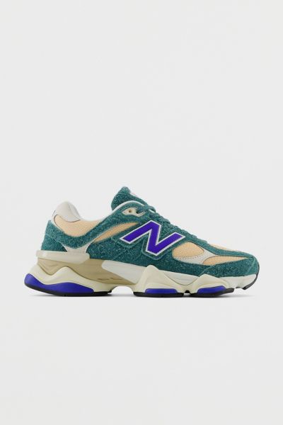 New Balance Men's 9060 Sneaker In New Spruce With Peach Blossom And Team Royal, Men's At Urban Outfitters In New Spruce/peach Blossom/team Royal
