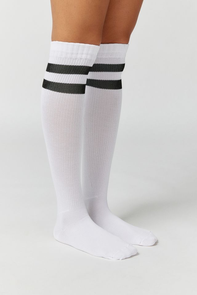 Striped Ribbed Knit Knee-High Sock | Urban Outfitters Canada