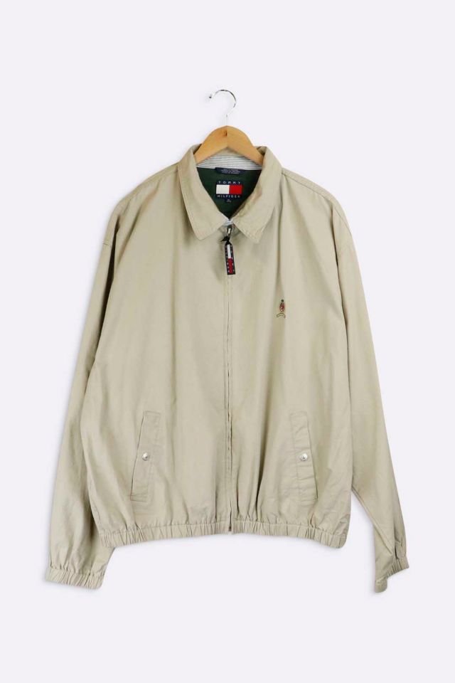 nabo Selskabelig skrive et brev Vintage Tommy Hilfiger Cotton Zip Up Jacket | Urban Outfitters