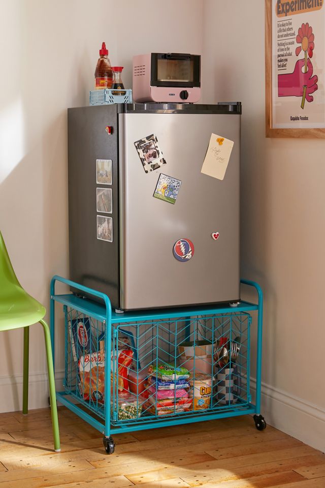 Mini Fridge Storage Cart Urban Outfitters