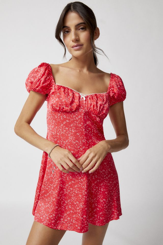 Robe Mini Florale en Lin Antonia For Love & Lemons #1