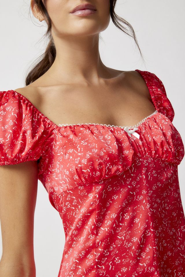 Robe Mini Florale en Lin Antonia For Love & Lemons #2