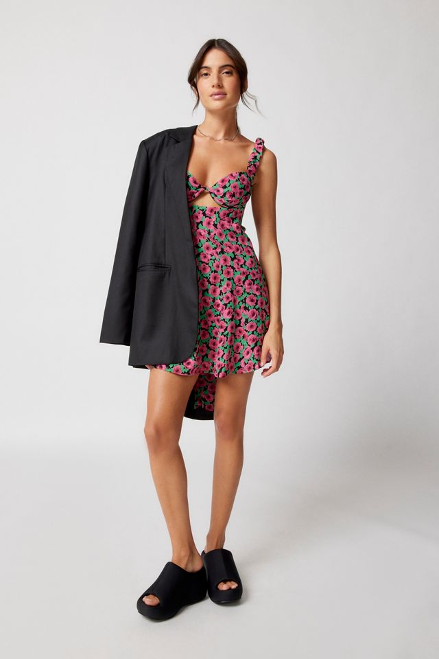 knee length dresses for ladies For Love and Lemons Ariana Mini Dress – TrenLend