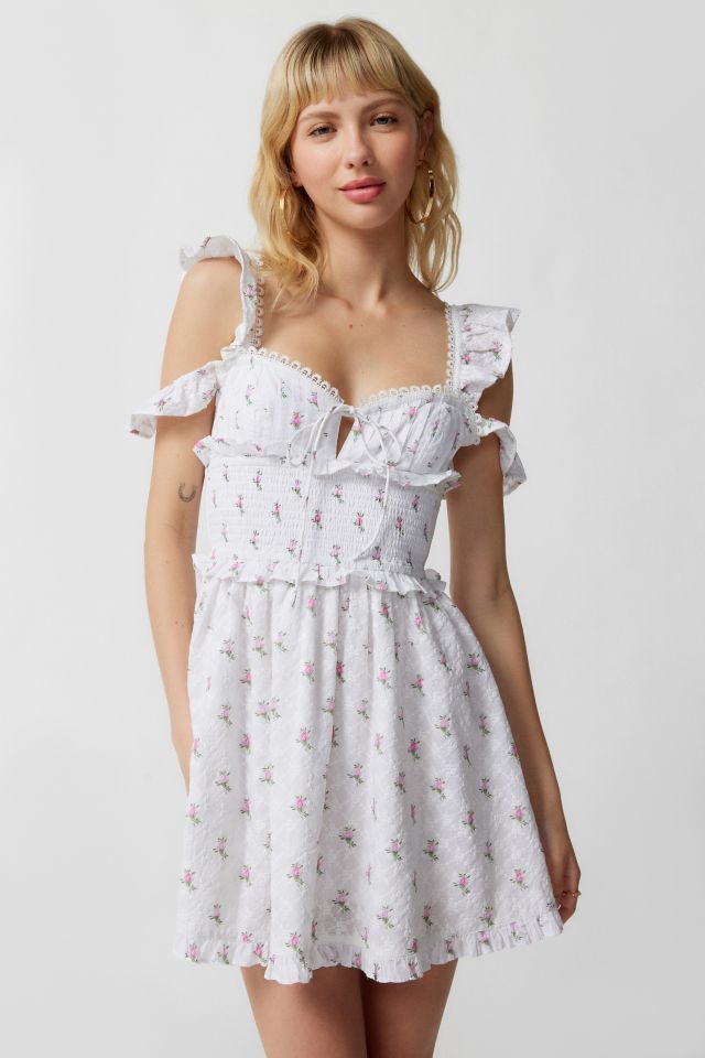 For love and store lemons white flower dress