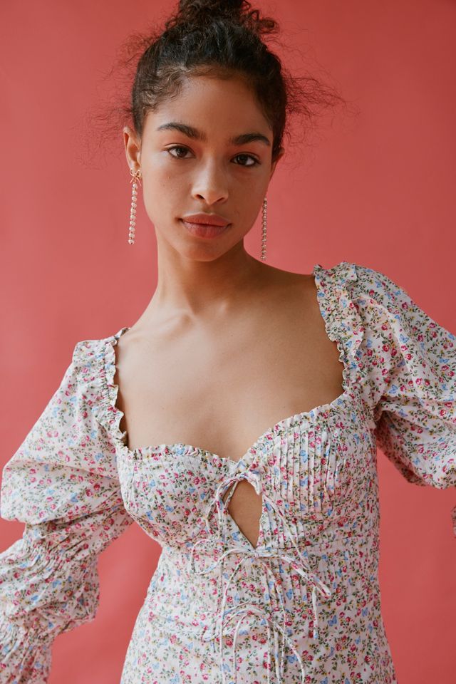 For Love & Lemons Luca Floral Mini Dress #2