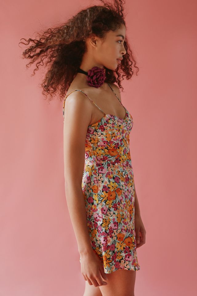Robe Mini Florale en Lin Deena For Love & Lemons #3