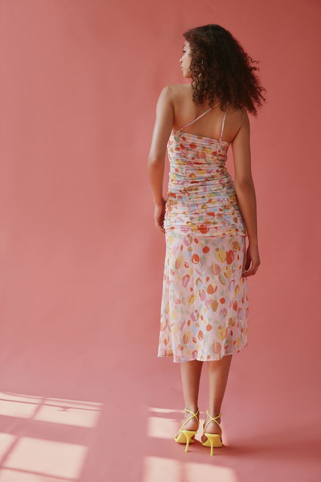 For Love & Lemons Desmona Floral Midi Dress #3