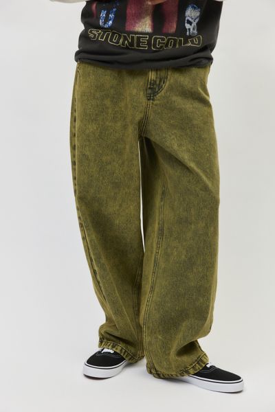BDG 2000S BAGGY JEAN IN MUSTARD, MEN'S AT URBAN OUTFITTERS 